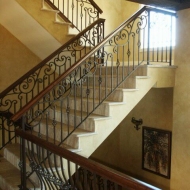 Wrought Iron Stair Design